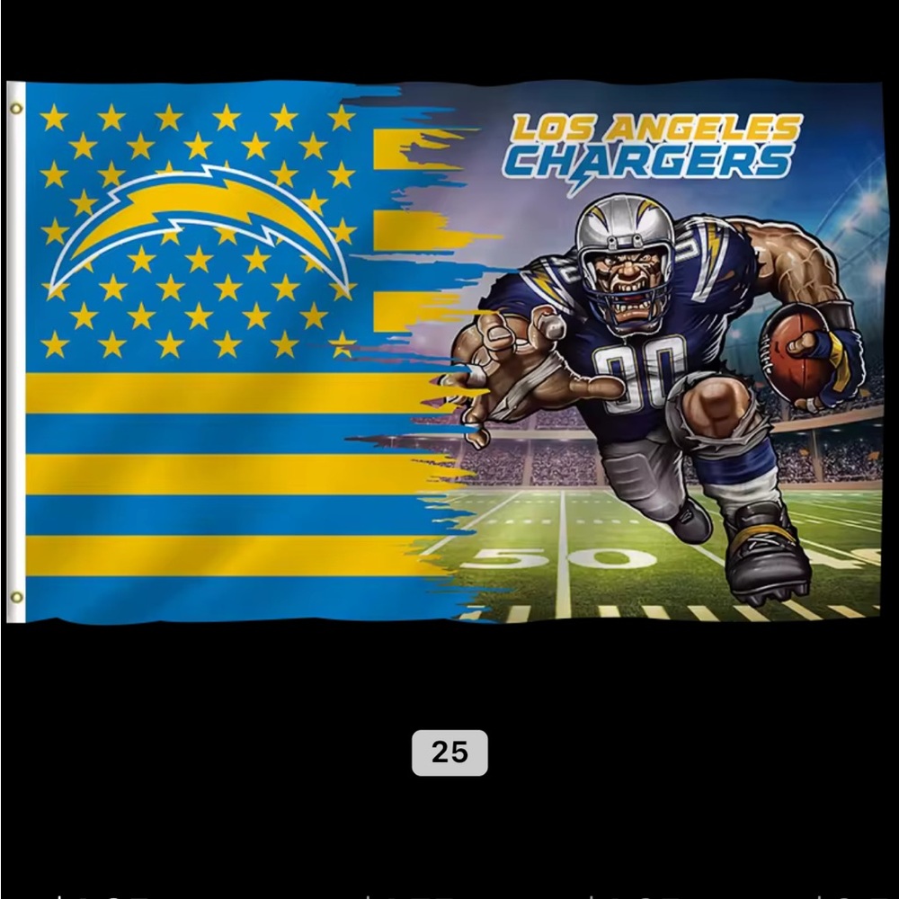 Los Angeles Chargers Flag